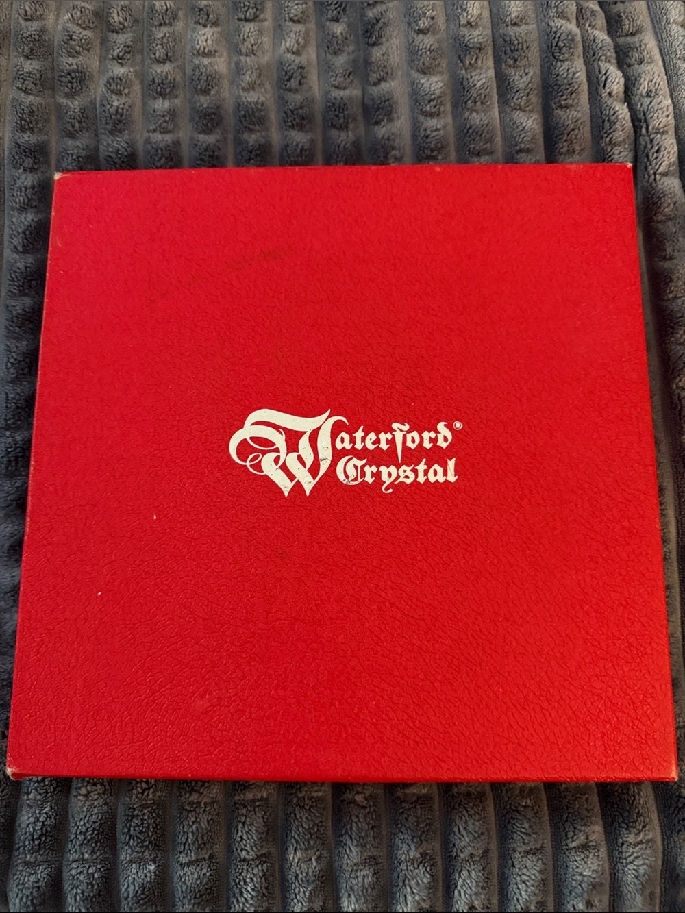 Waterford Crystal Red Presentation Case with White Logo - 12 Days of Christmas